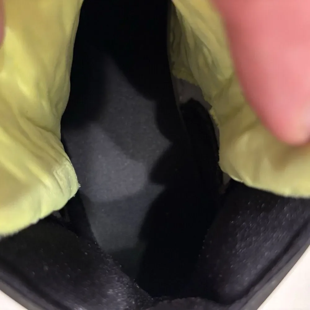 Jordan Men's Melo 1.5 Wolf Grey Volt Ice Leather Basketball Sneakers US Size 9.5 - Picture 12 of 13